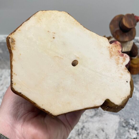 Pair of 8" Resin Cubist Style Pilgrims Thanksgiving Decor Fall Harvest Pumpkins - Picture 6 of 9